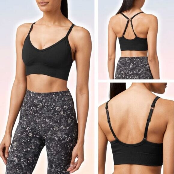 LULULEMON Ebb to Street C/D Cup Size 6 Black - Picture 1 of 5